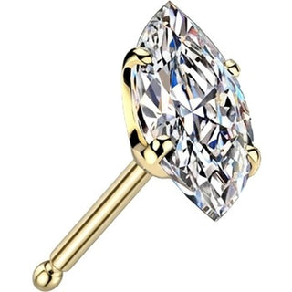 Titanium Top top moissanite prong setting Push-In