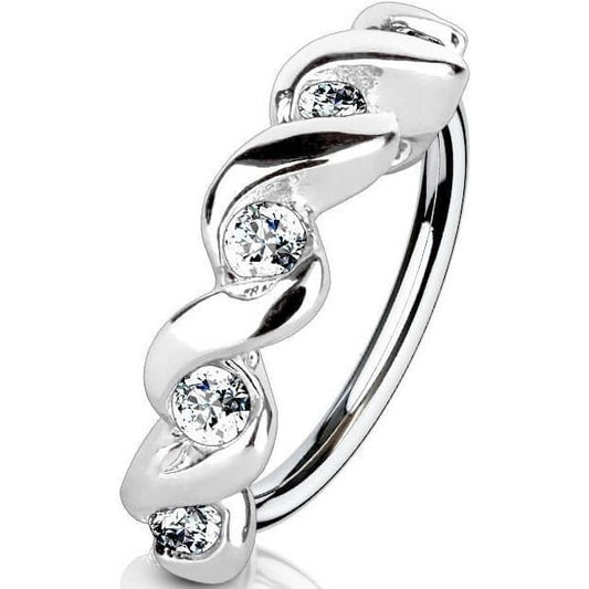 Ring Twisted Zirconia Bendable