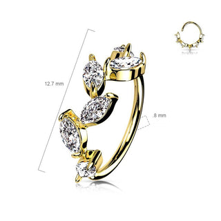 Ring Leaves Zirconia Bendable