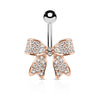 Belly Button Piercing Loop Zirconia