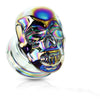 Glass Plug Skull Glass