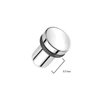 Plug Silver Silicone O-Ring