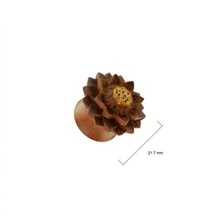 Plug Lotus Flower Wood