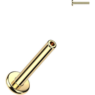 Labret Flat Back Post 3mm Base Internally Threaded