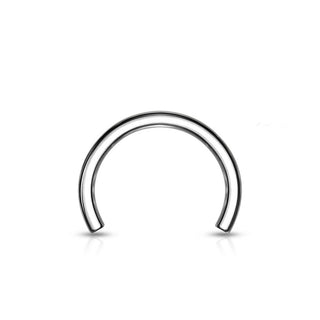 Titanium horseshoe pin Internally Threaded