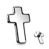 Embout Embout Croix Plate Argent Filetage Interne