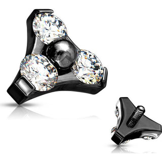Top top triangle zirconia Internally Threaded