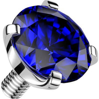 Titanium Top top zirconia prong setting Internally Threaded