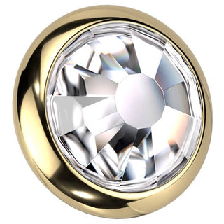 Titanium Top top round zirconia bezel setting Internally Threaded
