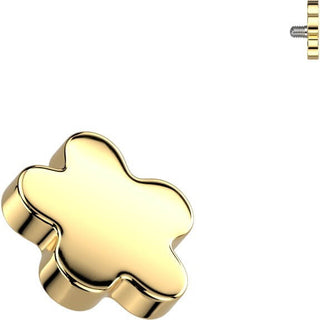 Titanium Top top flower Internally Threaded