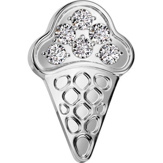 Titanium Top top ice cream cone Internally Threaded