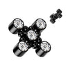 Titanium Top top cross zirconias and beaded balls Internally Threaded