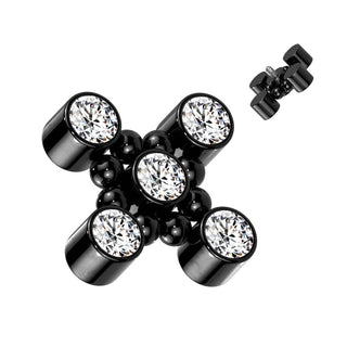 Titanium Top top cross zirconias and beaded balls Internally Threaded
