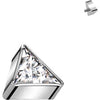 Titanium Top Top Triangle Zirconia Internally Threaded