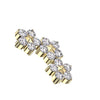 Titanium Top top flower zirconia Internally Threaded