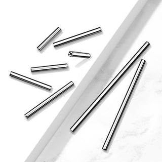 Titanium barbell pin Push-In