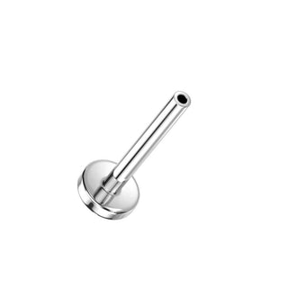 Titanium Base labret base flat back 4mm Push-In