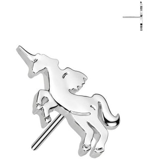 Or 14kt Embout top licorne Enfoncer