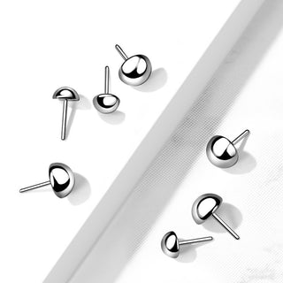 Titanium Top Top Dome Push-In