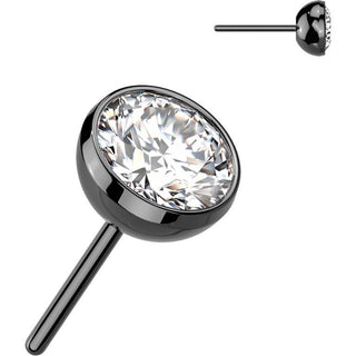 Titanium Top top round zirconia Push-In