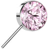 Titanium Top top zirconia bezel setting Push-In