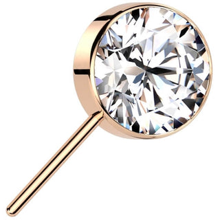 Titanium Top top zirconia bezel setting Push-In
