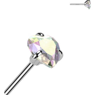 Titanium Top top heart zirconia Push-In