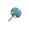 Top Top Semi-Precious Stone Push-In