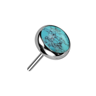Top Top Semi-Precious Stone Push-In