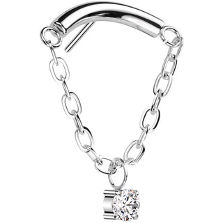 Titanium top chain with zirconia Push-In