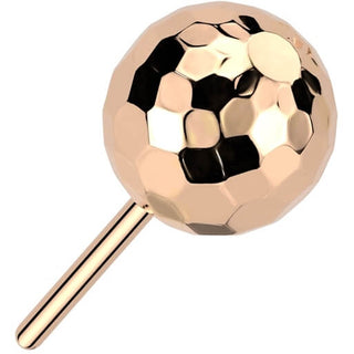 Titanium top multi-faceted ball Push-In