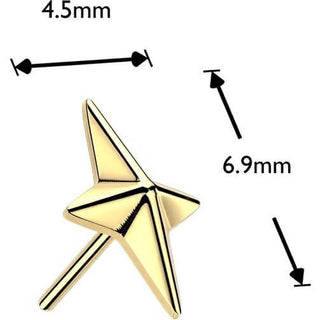 Titanium Top top north star cross Push-In