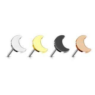 Titanium Top top flat moon Push-In