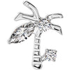 Titanium Top palm tree zirconia Push-In