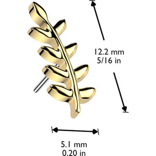 Titanium top leaf Push-In