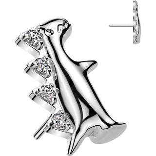 Titanium Top top dinosaur zirconia Push-In