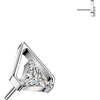 Titanium top triangle zirconia Push-In