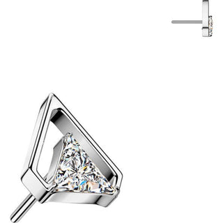 Titanium top triangle zirconia Push-In