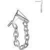 Titanium top V chain dangle Push-In