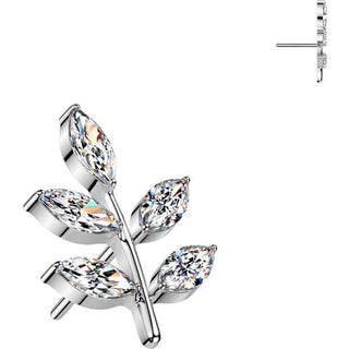 Titanium top leaf zirconia Push-In