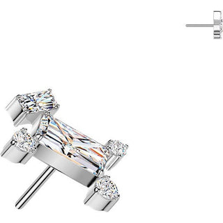 Titanium top dog zirconia Push-In