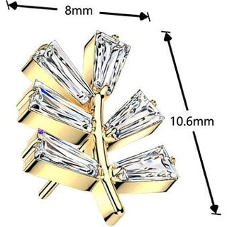 Titanium top leaf zirconia Push-In