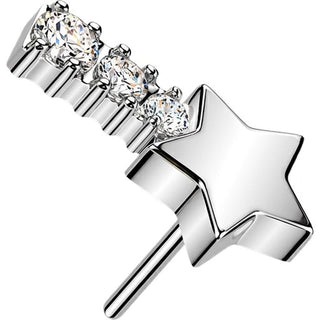 Titanium Top top star zirconia Push-In