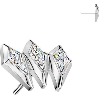 Titanium top spear zirconia Push-In