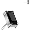Titanium top rectangle zirconia Push-In