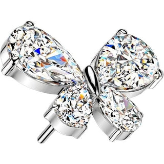 Titanium Top top butterfly zirconia Push-In