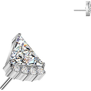 Titanium top triangle zirconia Push-In