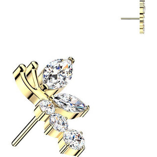 Titanium top zirconia dragonfly Push-In