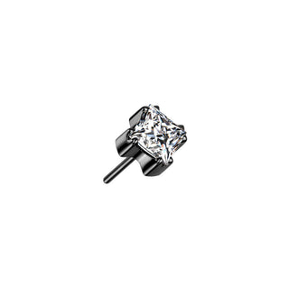 Titanium Top Top Square Zirconia Push-In