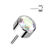Titanium Top top zirconia opal bezel setting Push-In